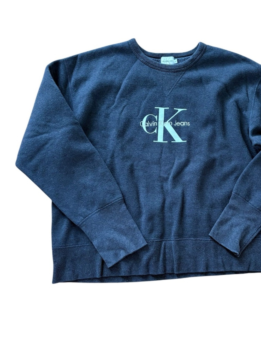 Y2K Vintage Calvin Klein Crew Neck Boxy Sweatshirt